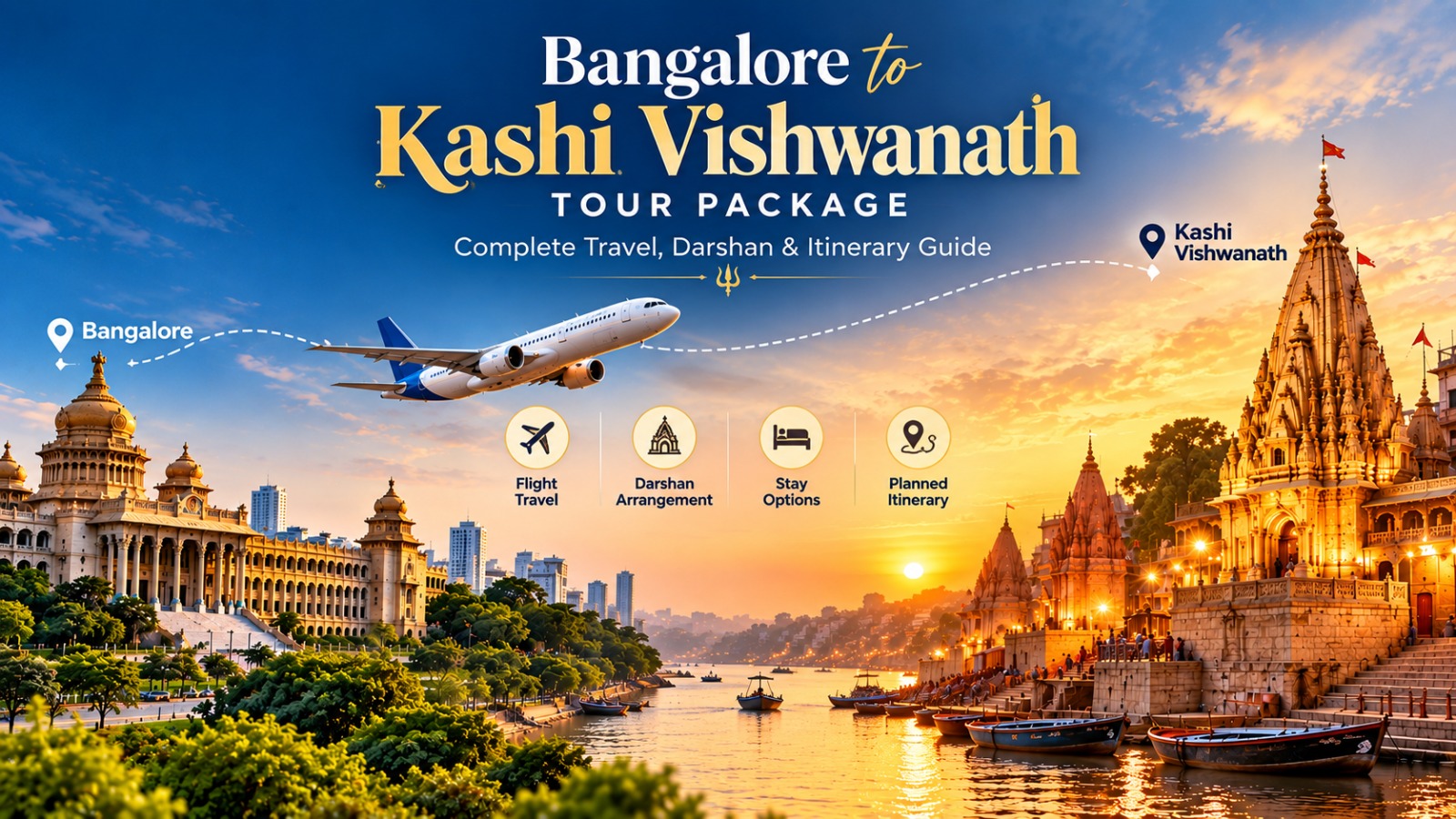 Bangalore to Kashi Vishwanath Tour Package: Complete Travel, Darshan & Itinerary Guide