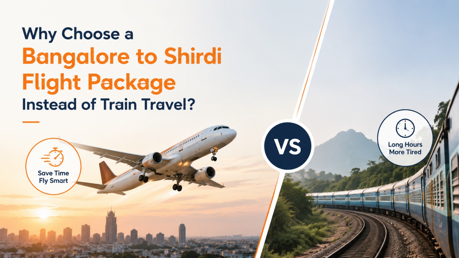 Why Choose a Bangalore to Shirdi Flight Package Instead of Train Travel?